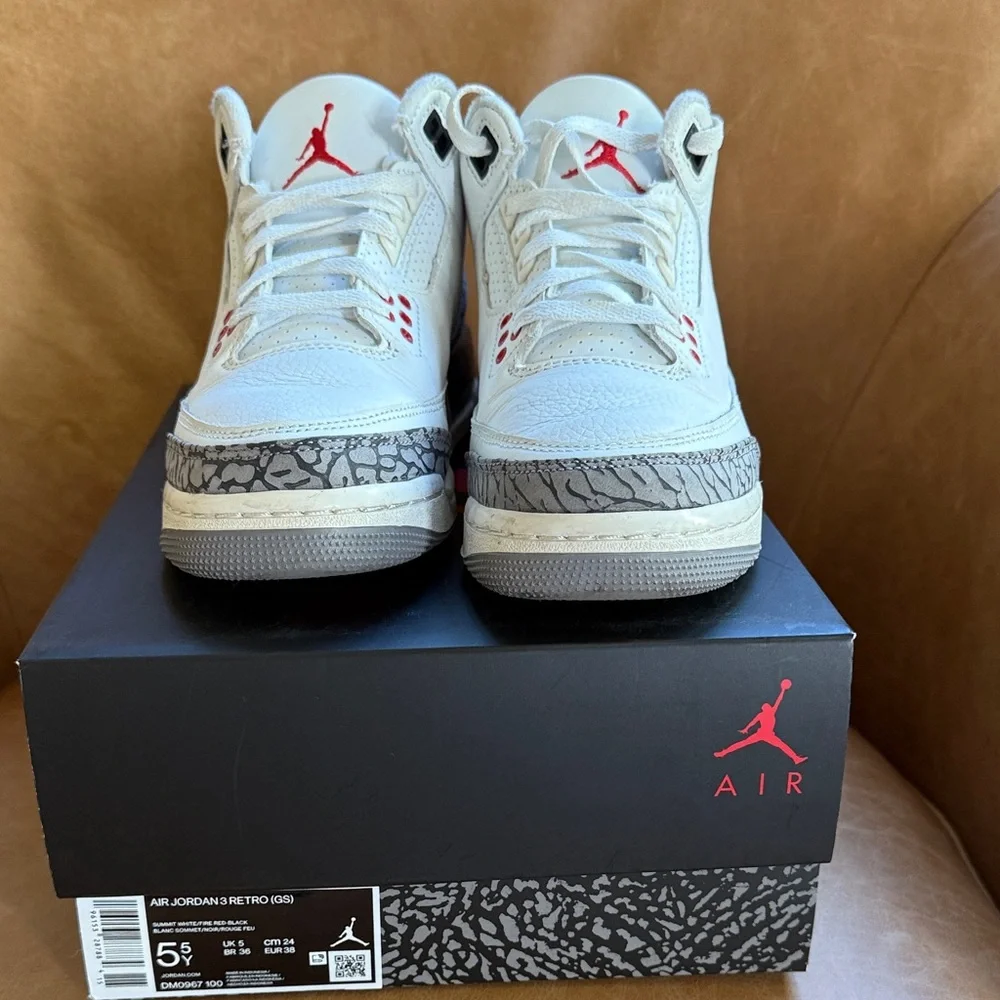 Retro Air Jordan 3 Summit Sneakers - Picture 7 of 8